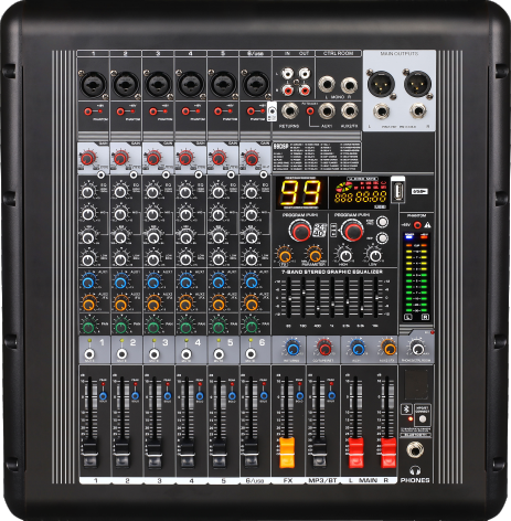 GTP690 6 Kanal 1000 Watt Power Mikser