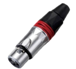 C142F 3 Pin XLR Dişi Konnektör