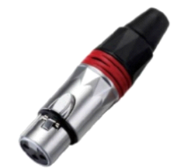 C142F 3 Pin XLR Dişi Konnektör