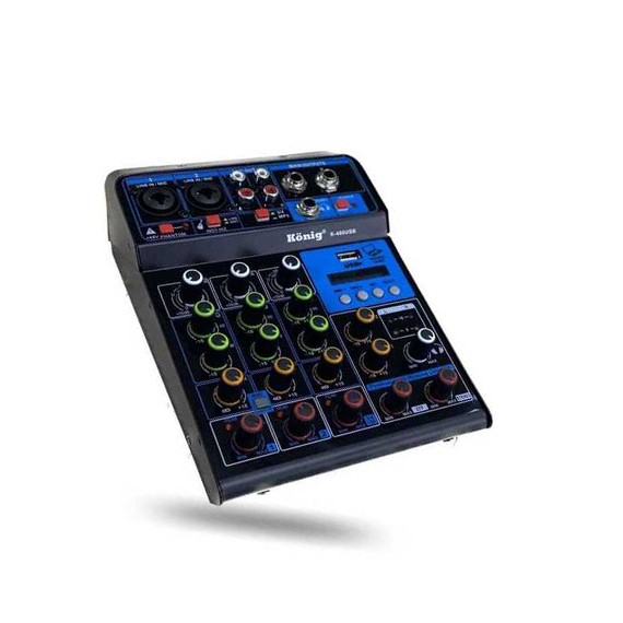 K-400 USB 4 Kanal Anolog Mixer