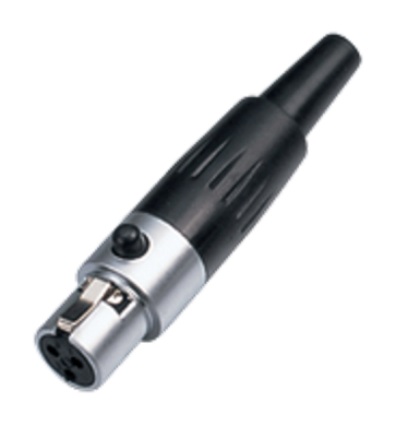 CM069F 3 Pin Mini XLR Dişi Konnektör