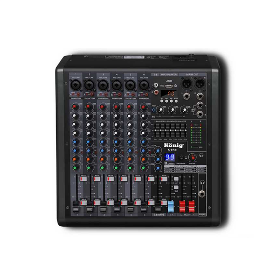 K-BR 8 8 Kanal Anolog Mixer
