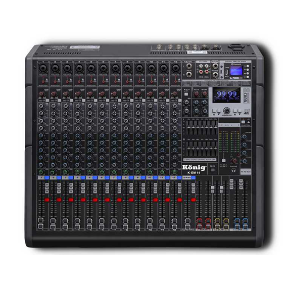 K-EM 14 14 Kanal Anolog Mixer