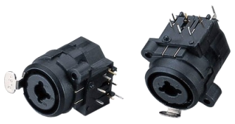 C11710F 3 Pin&6.35mm Kombo Şase Konnektör