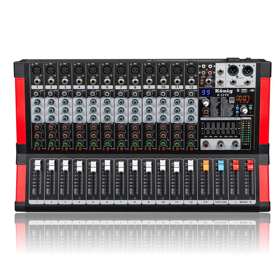 K-12 FX DİAMOND 12 Kanal Anolog Mixer