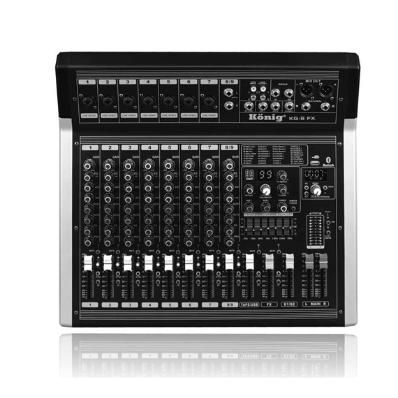 KG-8 FX DİAMOND 9 Kanal Anolog Mixer