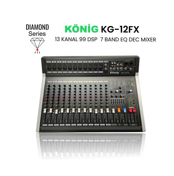 KG-12 FX DİAMOND 13 Kanal Anolog Mixer