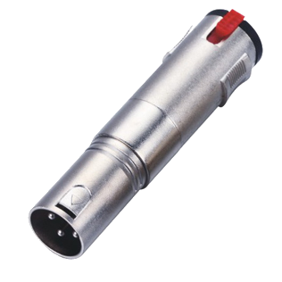 A019FM 6,35mm Kilitli Dişi Jak - 3P Dönüştürücü