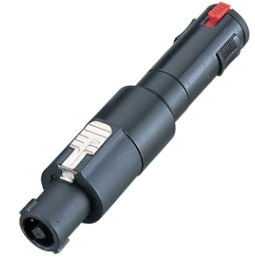 A021FM 4P Speakon Erkek/6.35MM Dönüştürücü