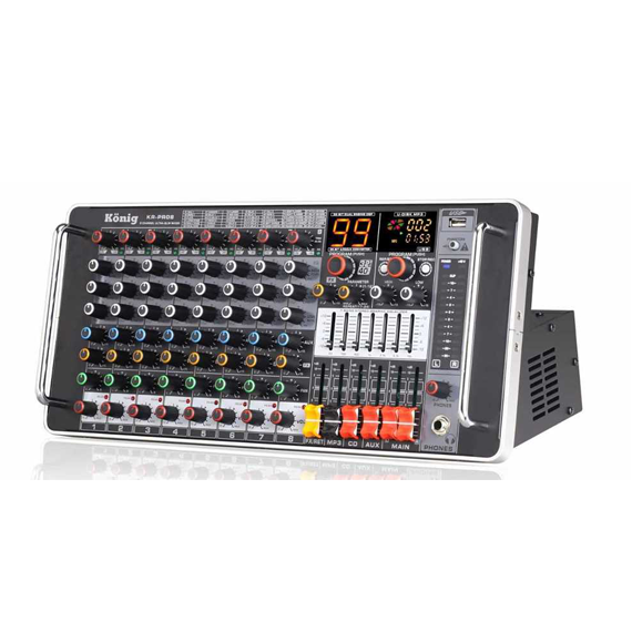 KR-PRO8 8 Kanal Anolog Mixer