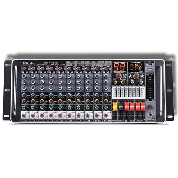 KR-PRO 12 12 Kanal Anolog Mixer