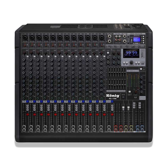 KZ-1700 2x1700 Watt 14 Kanal Power Mixer