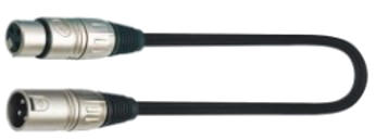 XLR1 6.35mm Erkek- 3P XLR Dişi Kablo