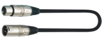 XLR1 6.35mm Erkek- 3P XLR Dişi Kablo