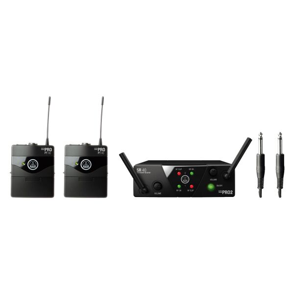 WMS40 Mini Dual Instrumental Set Kablosuz Enstrüman Mikrofon Sistemi