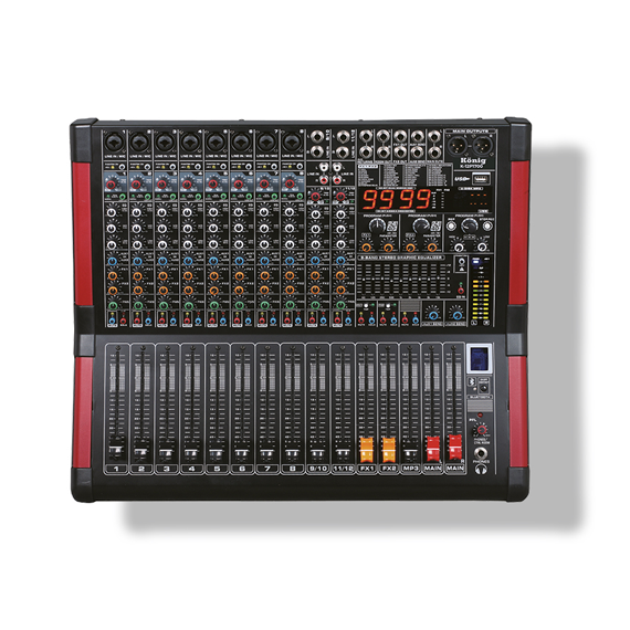 K-12 P1700 2x350 Watt 12 Kanal Power Mixer