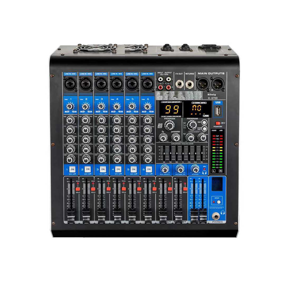 KA-6700P 2x350 Watt 6 Kanal Power Mixer