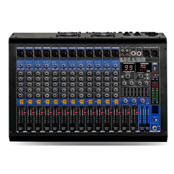 KA-12700P 2x350 Watt 12 Kanal Power Mixer