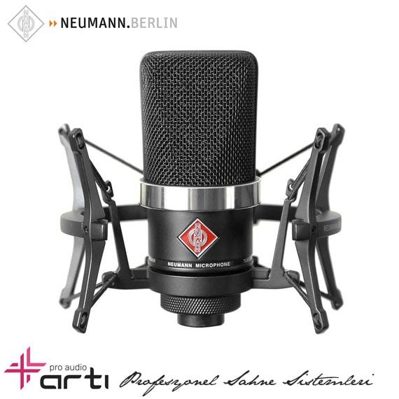TLM102 BK STUDİO SET Geniş Diyafram Stüdyo Mikrofonu