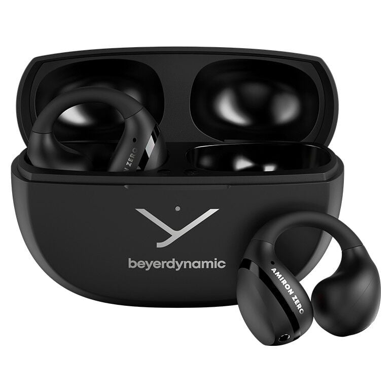 AMIRON ZERO Black Open-Ear Klipsli Kablosuz Kulaklık