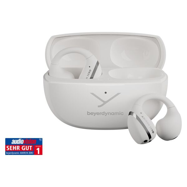 AMIRON ZERO White Open-Ear Klipsli Kablosuz Kulaklık