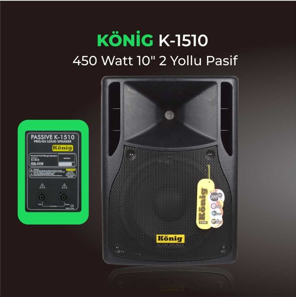 K1510 1x10'' 450 Watt Pasif Hoparlör