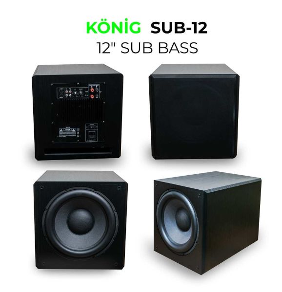 Sub12A 1x12'' 700 Watt Aktif Subbass