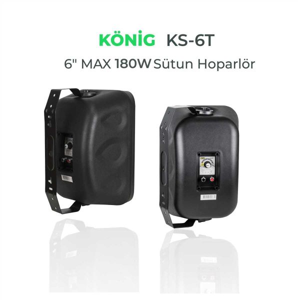 KS6TS 180 6'' Watt Sütun Hoparlör