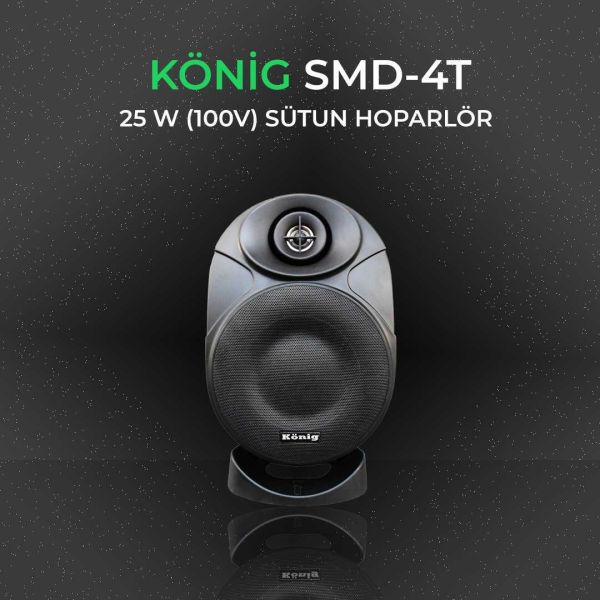 SMD4T S 4'' 25 Watt Trafolu Sütun Hoparlör