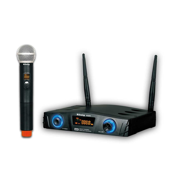 K311 Tek Kanal UHF Telsiz Mikrofon