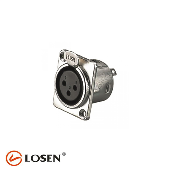 LA1091 Şase Tipi XLR Erkek Konnektör