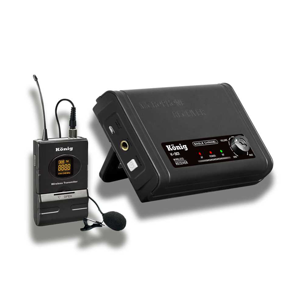K301 Tek Kanal UHF Telsiz Yaka Mikrofon