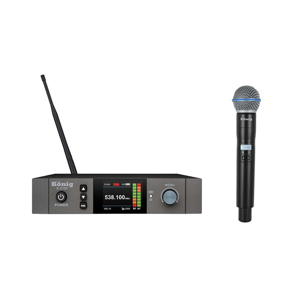 K3100 Tek Kanal UHF Telsiz Mikrofon