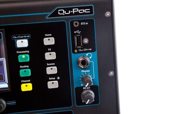 Qu-Pac 22 Giriş 12 Çıkış Rack Tipi Dijital Mikser