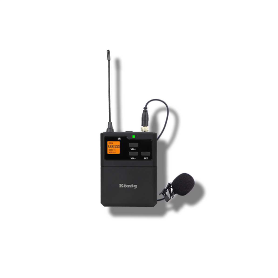K422 UHF Telsiz Yaka Mikrofonu