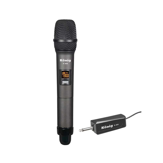 K400 UHF Telsiz El Mikrofon