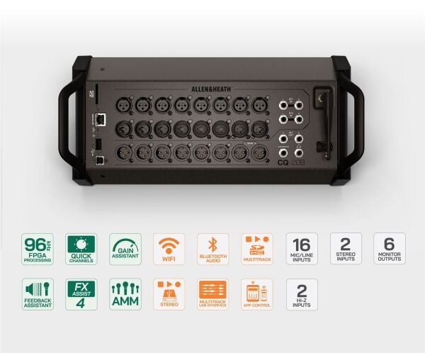 CQ-20B 20 Giriş Wi-Fi Stagebox Dijital Mikser