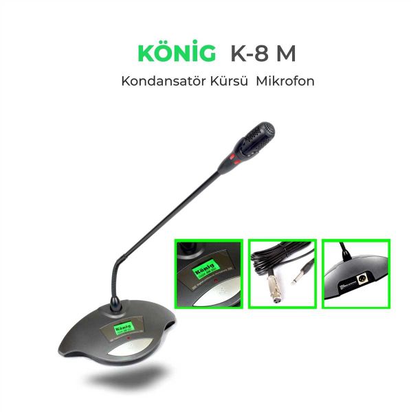 K8M Kürsü Mikrofon