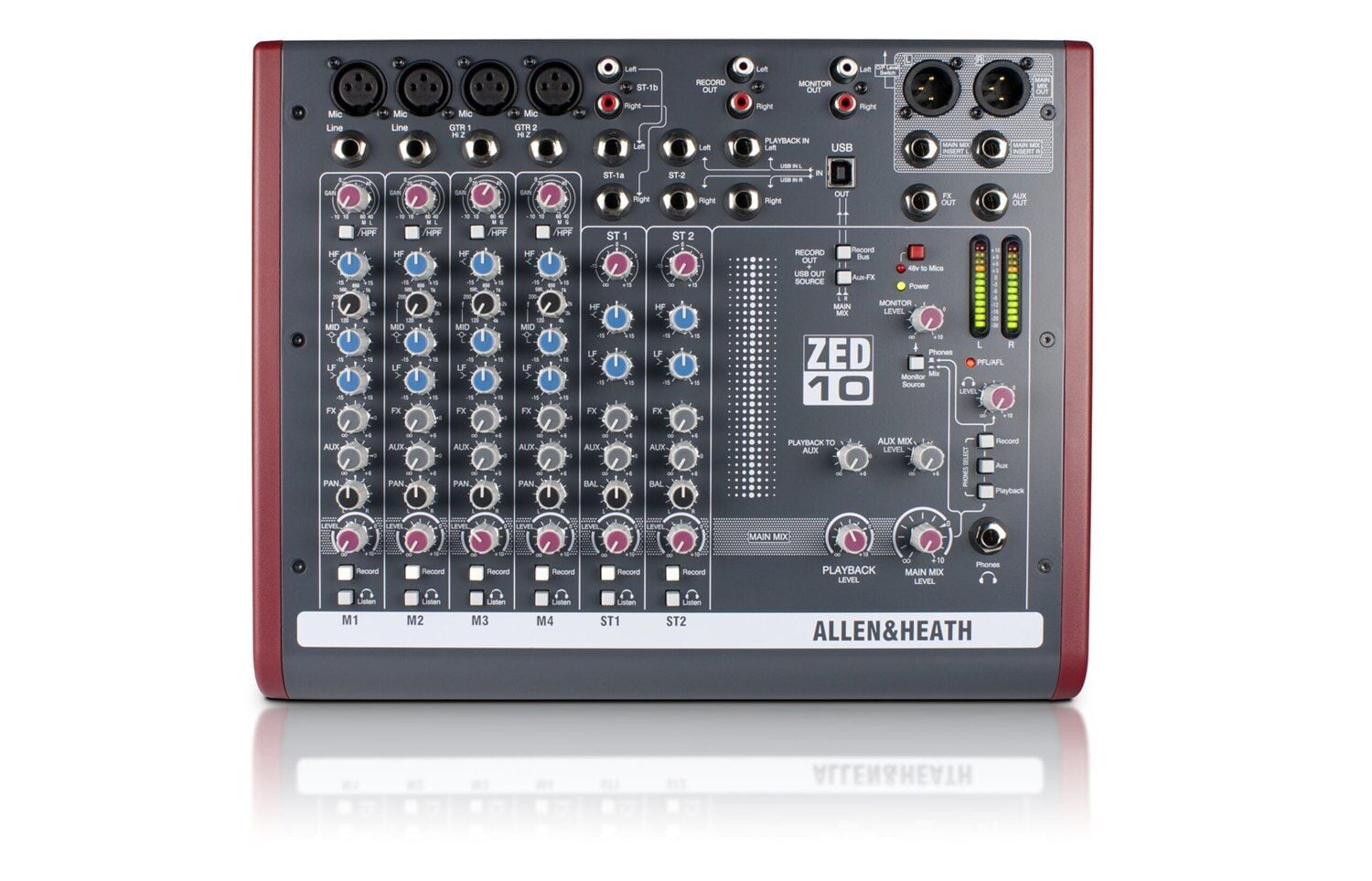 ZED-10 10 Kanal USB Analog Mikser