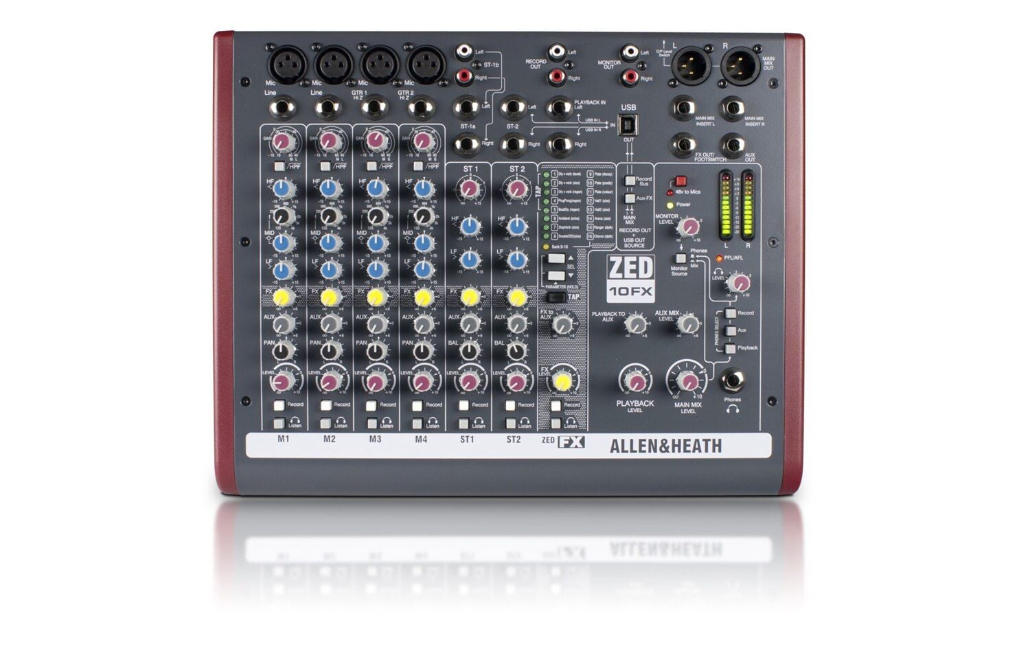 ZED-10FX 10 Kanal USB Efektli Analog Mikser