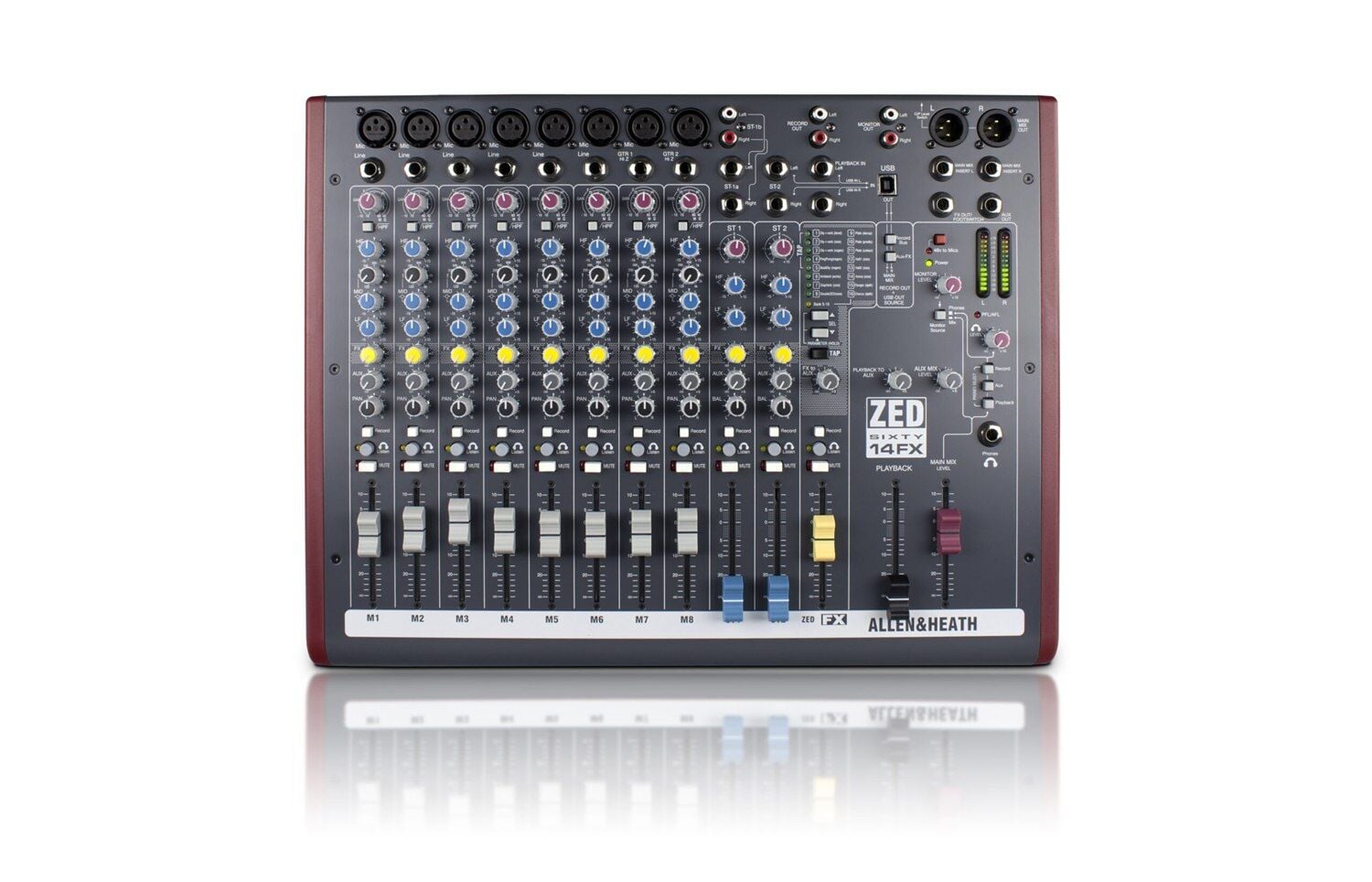 ZED60-14FX 14 Kanal USB Efektli Analog Mikser