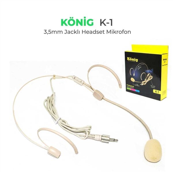 K1 Ten Rengi Headset Mikrofon