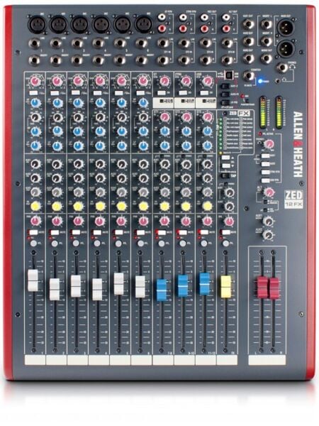 ZED-12FX 12 Kanal USB Efektli Analog Mikser