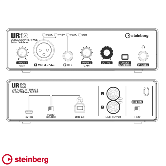 UR12 2x2 USB Ses Kartı