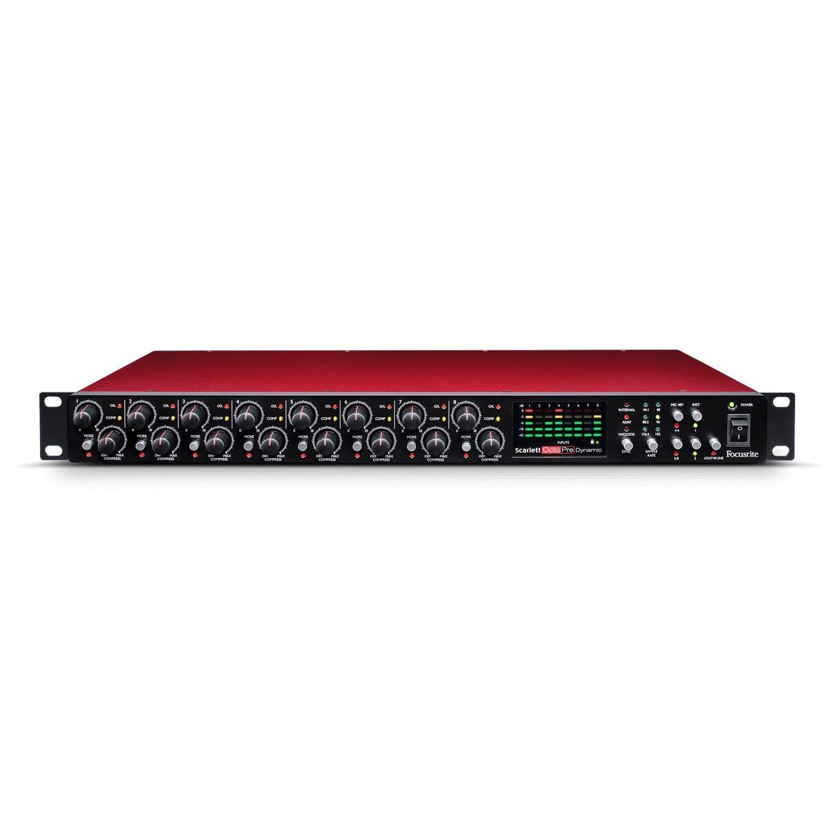 Scarlett OctoPre Dynamic 8 Kanal Mikrofon Preamfi ve Kompresör (ADAT)