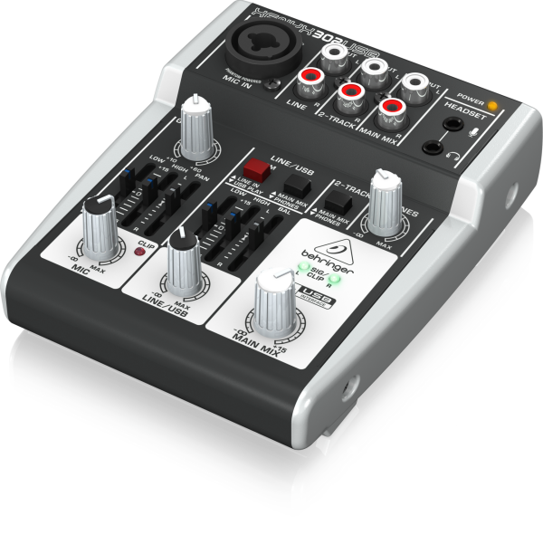 XENYX 302 USB 5 Kanal Anolog Mixer