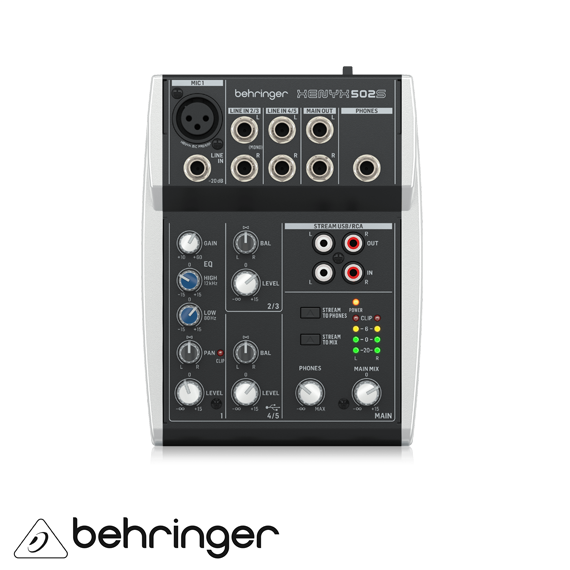 XENYX 502S 5 Kanal Anolog Mixer