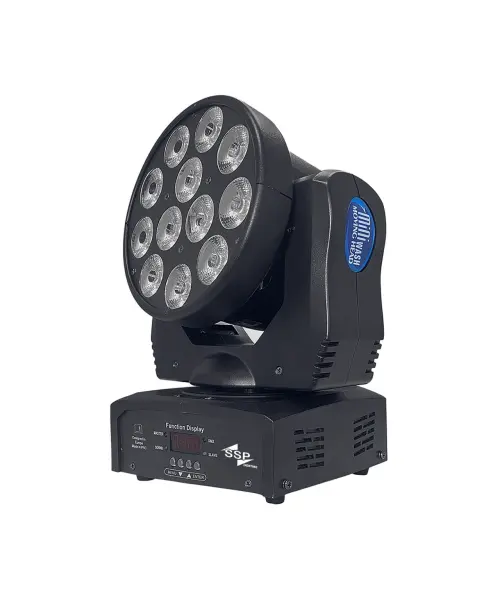 DERON 12Q 12x8 Watt RGBW LED Moving Head Wash