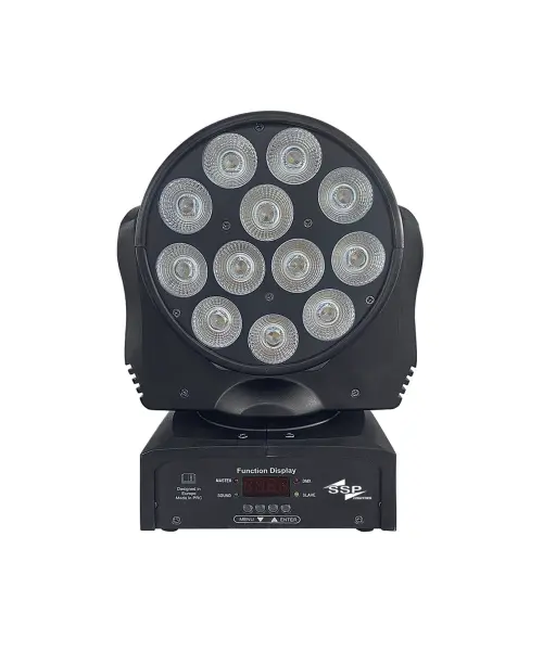 DERON 12Q 12x8 Watt RGBW LED Moving Head Wash