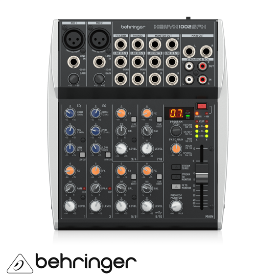 XENYX 1002 SFX 10 Kanal Anolog Mixer